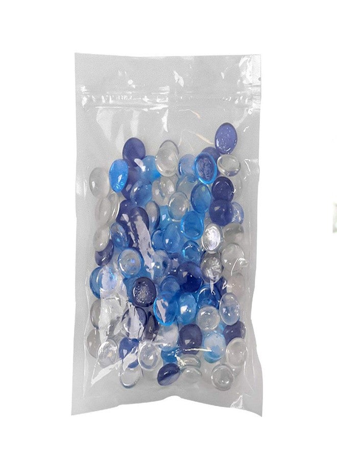 Aakriti Glass Gem Stone, Flat Round Marbles Aquarium Pebbles for Vase Fillers, Table Scatter, Landscaping, Aquarium Fish Tank, Crystal Rocks Approx 200 Pcs (Glass Gemstone Multi) - Image 5